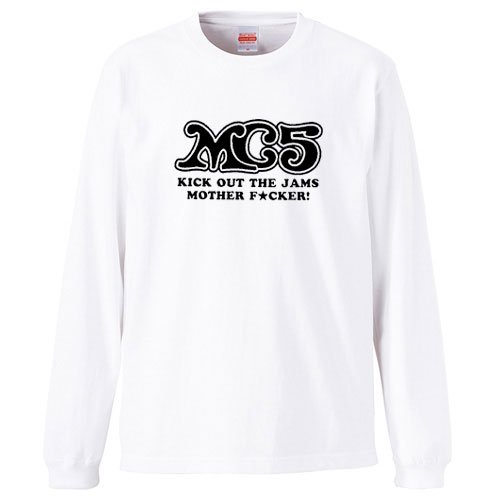 MC5 / ロゴ （キック・アウト・ザ・ジャムズ） - ヘヴィーウェイトロンT (3色） - ロックTシャツ バンドTシャツ通販 ブルーラインズ