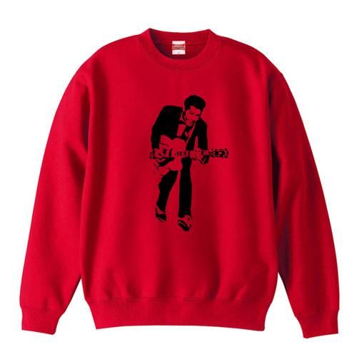 チャック・ベリー－トレーナー(4色) - ロックTシャツ通販ブルー
