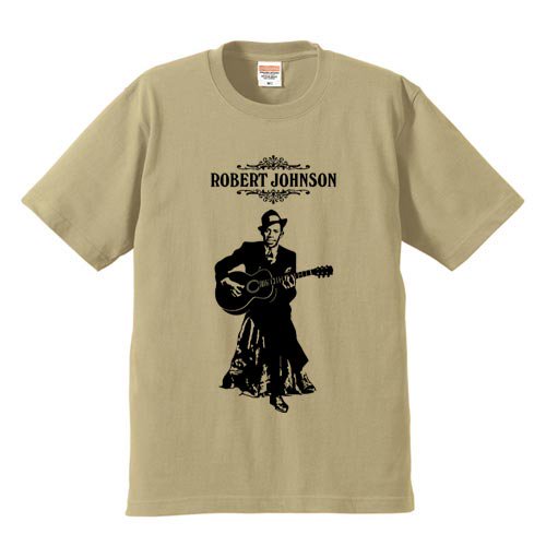 ロバート・ジョンソン (6.2オンス プレミアム Tシャツ 4色) - ロックT ...