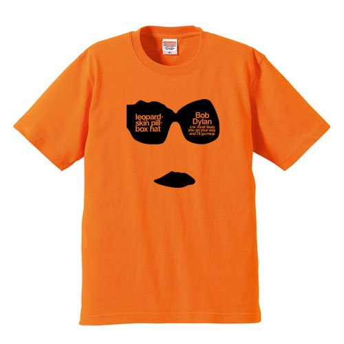 ボブ・ディラン / ヒョウ皮のふちなし帽 (6.2オンス プレミアム Tシャツ 4色) - ロックTシャツ バンドTシャツ通販 ブルーラインズ