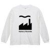 ファクトリー・レコード / ロゴ - ビッグシルエットロングTシャツ 5.6oz (2色)