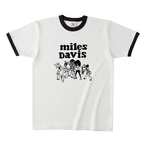 マイルス・デイヴィス / イラスト - リンガー Tシャツ （4色