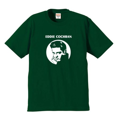 エディ・コクラン / フェイス (6.2オンス プレミアム Tシャツ 4色) - ロックTシャツ バンドTシャツ通販 ブルーラインズ