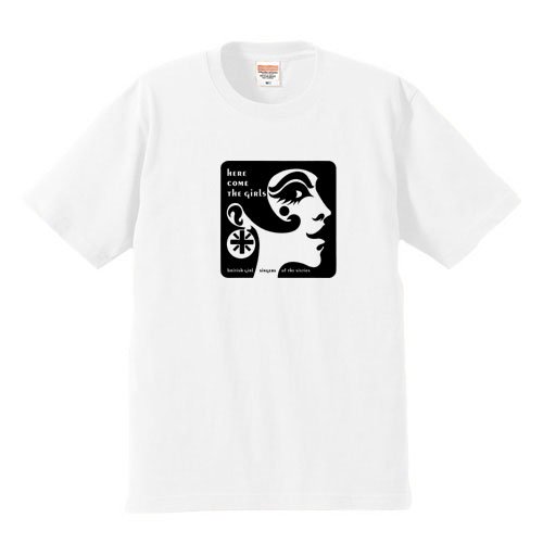 ヒア・カム・ザ・ガールズ！ (6.2オンス プレミアム Tシャツ 4色