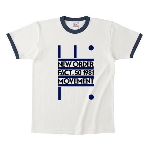 ニュー・オーダー / ムーヴメント - リンガー Tシャツ （4色) - ロックTシャツ バンドTシャツ通販 ブルーラインズ