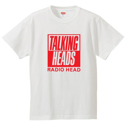 トーキング・ヘッズ / ラジオ・ヘッド (Tシャツ4色) - ロックTシャツ通販 ブルーラインズ