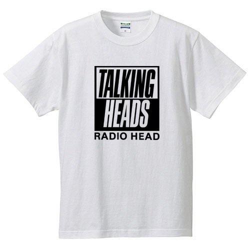 トーキング・ヘッズ / ラジオ・ヘッド (Tシャツ4色) - ロックTシャツ通販 ブルーラインズ