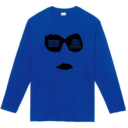 ボブ・ディラン / ヒョウ皮のふちなし帽－ロンT（4色) - ロックTシャツ バンドTシャツ通販 ブルーラインズ
