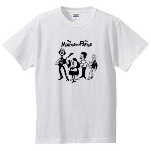 ママス アンド パパス イラスト Tシャツ4色 ロックtシャツ通販ブルーラインズ