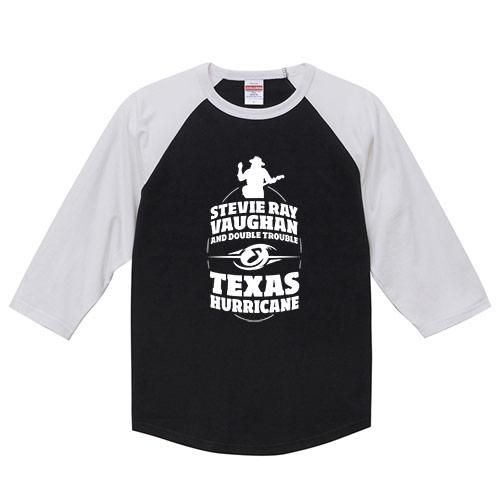 スティーヴィー レイ ヴォーン テキサス ハリケーン ラグラン七分袖 4色 ロックtシャツ バンドtシャツ通販 ブルーラインズ スティーヴィー レイ ヴォーン テキサス ハリケーン ラグラン七分袖 4色 ロックtシャツ バンドtシャツ通販 ブルーラインズ