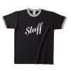 スタッフ / ロゴ - リンガー Tシャツ（4色)