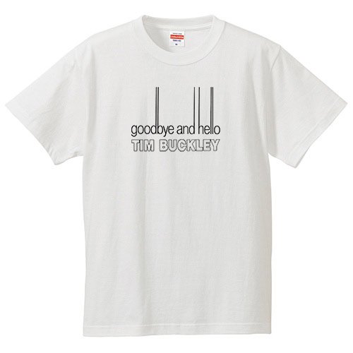 ティム・バックリィ / グッバイ・アンド・ハロー / プリティ・ピンク・ローズ (Tシャツ 4色) - ロックTシャツ通販ブルーラインズ