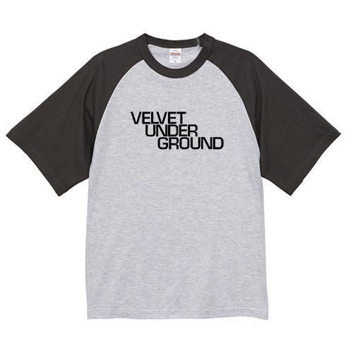 ヴェルヴェット・アンダーグラウンド / ロゴ - レトロラグランTシャツ