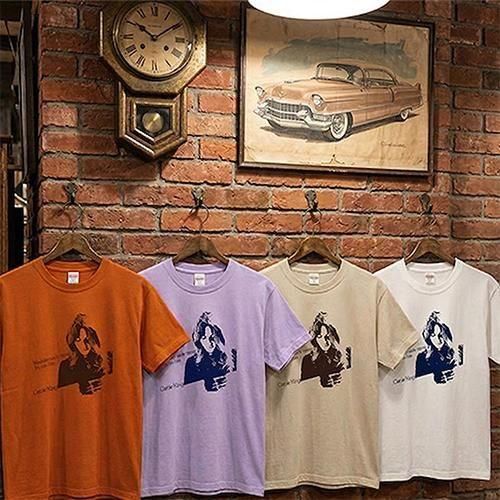 キャロル・キング / 空が落ちてくる (Tシャツ4色) - ロックTシャツ