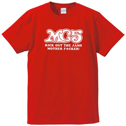 MC5 / ロゴ（キック・アウト・ザ・ジャムズ） (Tシャツ4色) - ロックTシャツ通販ブルーラインズ