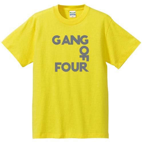 ギャング・オブ・フォー / ロゴ (Tシャツ 4色) - ロックTシャツ