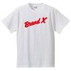 ブランドX / ロゴ（Tシャツ 4色）