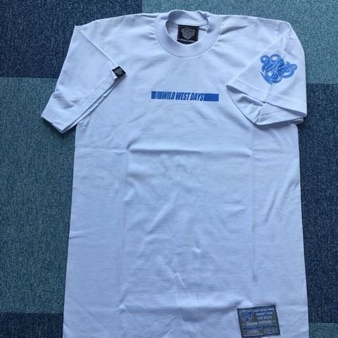 WILDWESTDAYS Tシャツ/Basicリフレクター（Heavy Weight）(ホワイト/反射ブルー)　