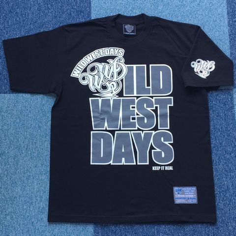 WILDWESTDAYS Tシャツ/BIGLOGO22（Heavy Weight）(ブラック)　