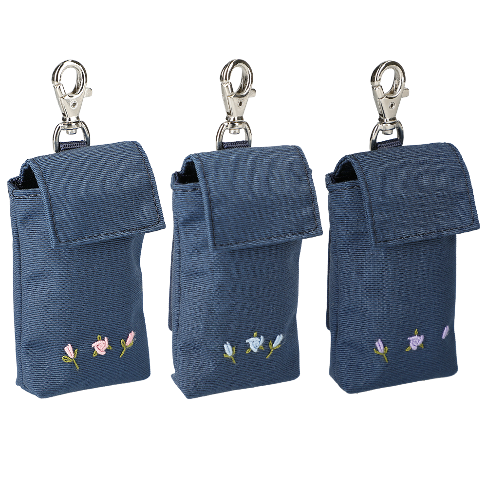 キッズ携帯ケース 手刺繍入り バラとつぼみ ピンク ブルー パープル お受験用品専門店 マムエモア キッズ携帯ケース 手刺繍入り バラとつぼみ ピンク ブルー パープル お受験用品専門店 マムエモア