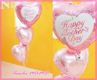 母の日バルーン〜pink&pink