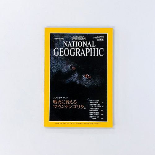 ナショナルジオグラフィック　日本版　1995年10月号　戦火に脅えるマウンテンゴリラ