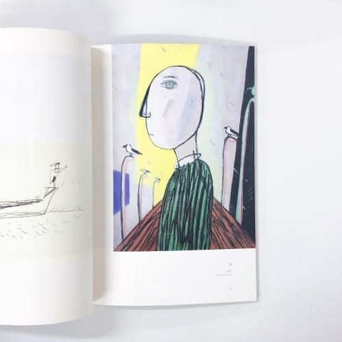 保手浜たかしさんの版画(想う)