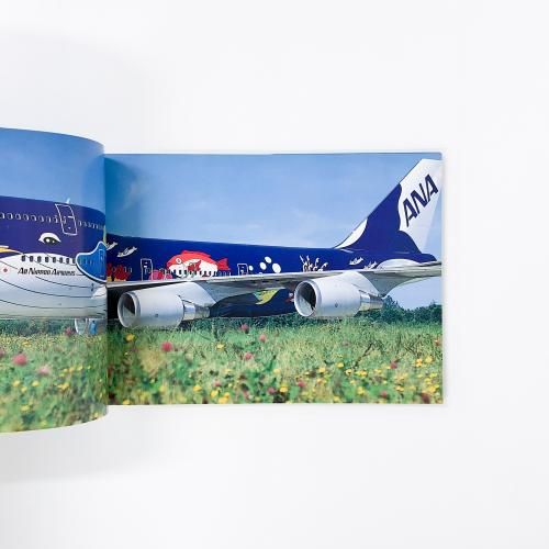 FLYING CANVAS 全日空マリンジャンボ 空飛ぶ2頭のクジラ 撮影