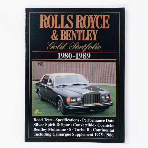 Rolls-royce  Bentley Gold Portfolio 1980-1989