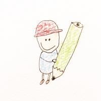 79 書き子供