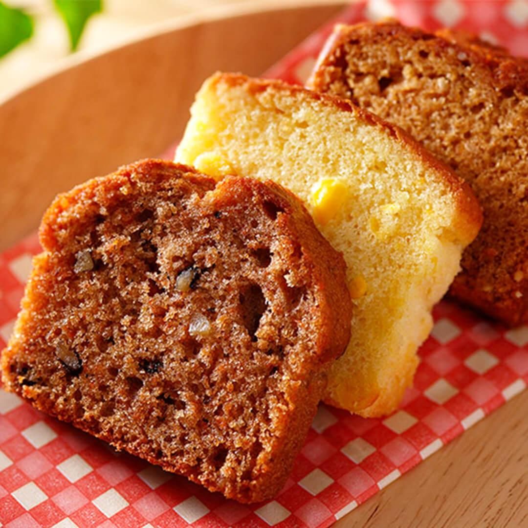 素材の魅力を生かしてつくるカラダに優しいふじいの野菜パウンドケーキ