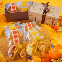 【常温】北海道素材を使ったりんご＆かぼちゃのパイセットの商品画像