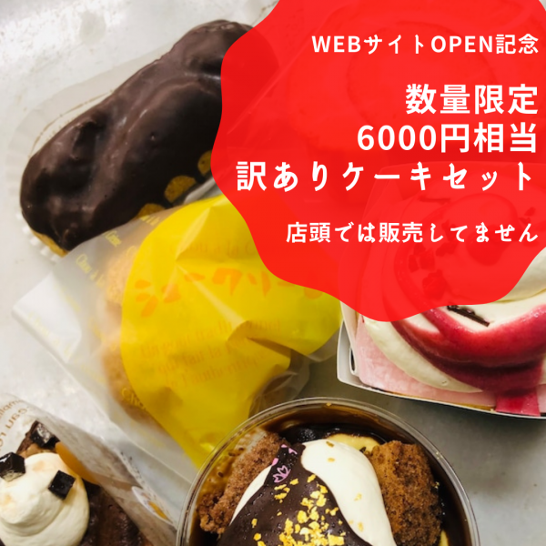 訳ありケーキ6000円分 - お菓子のふじい 公式ショップ 