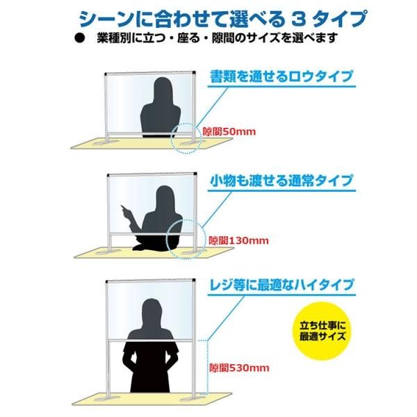 パーテーションスタンド BHBP/E 屋内 600×900 通常サイズ　ブラック　下部開口高さ130ｍｍ -  大判出力・ラミネート加工・印刷のいいな・プランニング