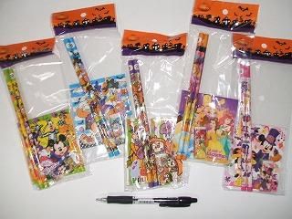 ディズニーハロウィン4点文具セット 25個入 玩具問屋 井関屋