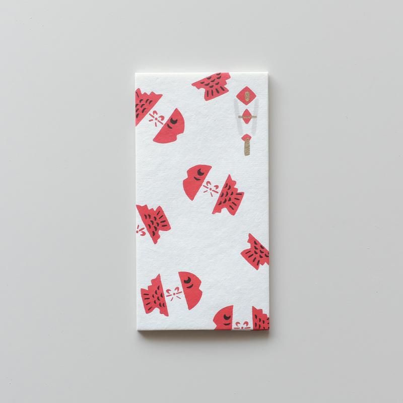 手摺り型染め金封「縁起シリーズ」目出鯛 - 日本橋 榛原 -はいばら-