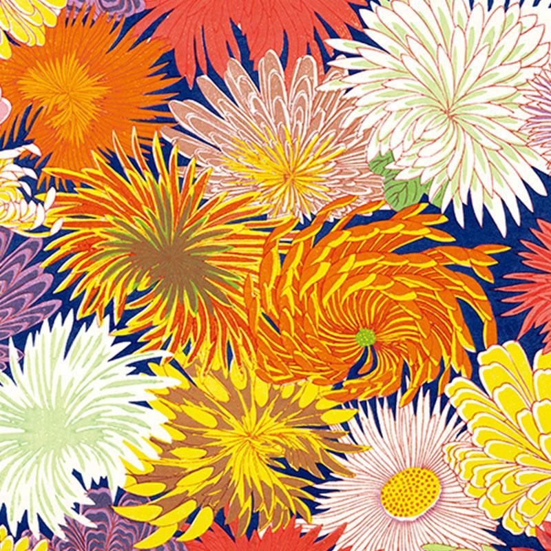 河鍋暁斎、【花見の図】、希少画集画より、状態良好、新品高級額装付 河鍋暁斎、【花見の図】、希少画集画より、状態良好、新品高級