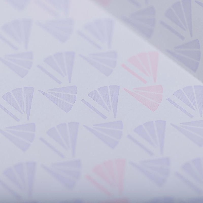 蛇腹便箋 扇の並びレターセット 限定色 - 榛原（はいばら）オンライン