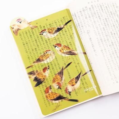 はいばら　文様しおり　雀