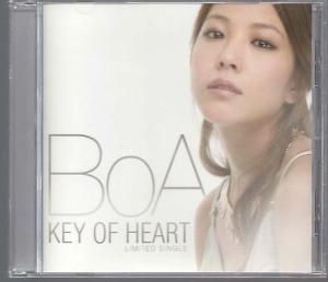 BOA　KEY　OF　HEART　CD　１曲収録　中古品 - ハングルカゲは韓国の映画、ドラマとグッズを扱っています、DVD,OST,etc,通販のみで店舗はありません