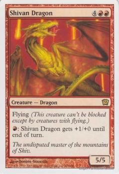 シヴ山のドラゴン/Shivan Dragon 【R】 ※EX ※英語版｜マジック：ザ・ギャザリング MTGカード通販のカードミュージアム