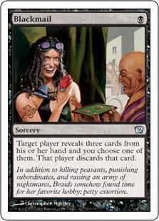 英）脅迫状（アンコモン）｜マジック：ザ・ギャザリング MTGカード通販