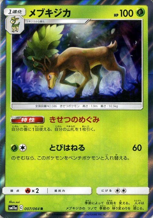 メブキジカ R ポケモンカードゲーム通販のカードミュージアム