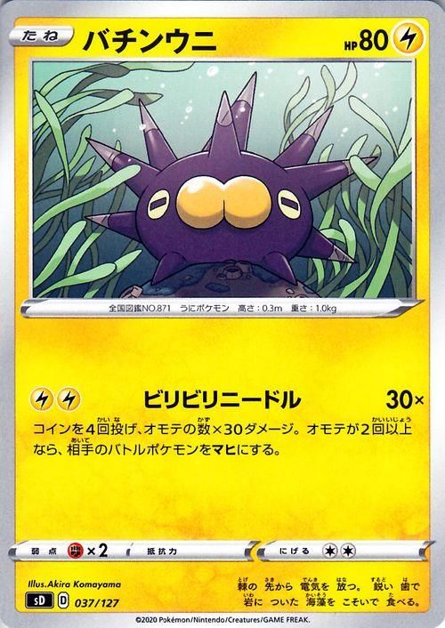 バチンウニ ポケモンカードゲーム通販のカードミュージアム バチンウニ ポケモンカードゲーム通販のカードミュージアム