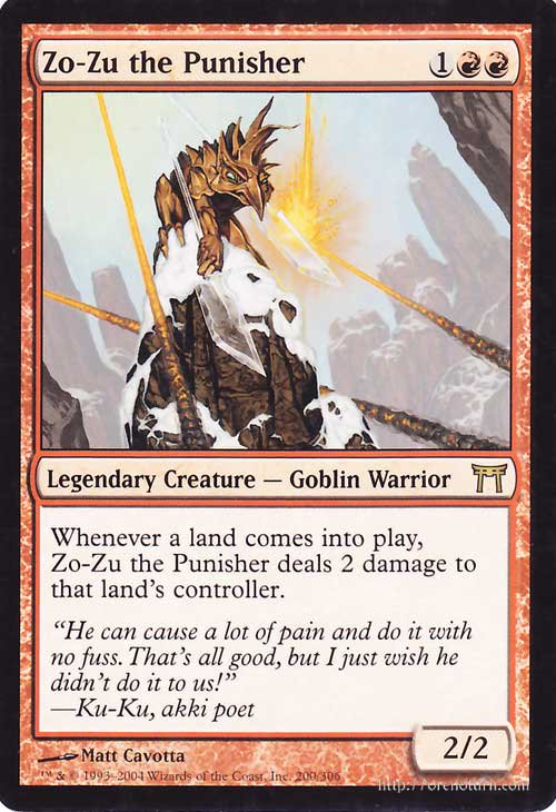 英語版 罰する者 ゾーズー Zo Zu The Punisher R Ex マジック ザ ギャザリング Mtgカード通販のカードミュージアム