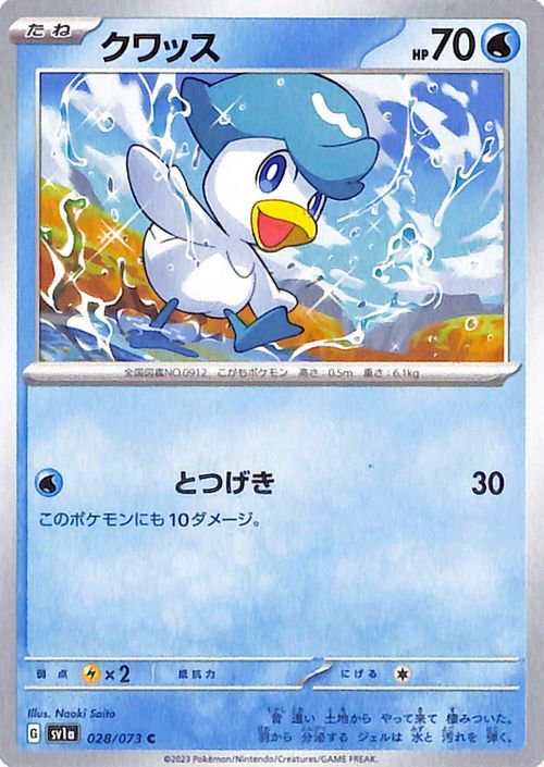 クワッス(HP70)| ポケモンカードゲーム通販のカードミュージアム