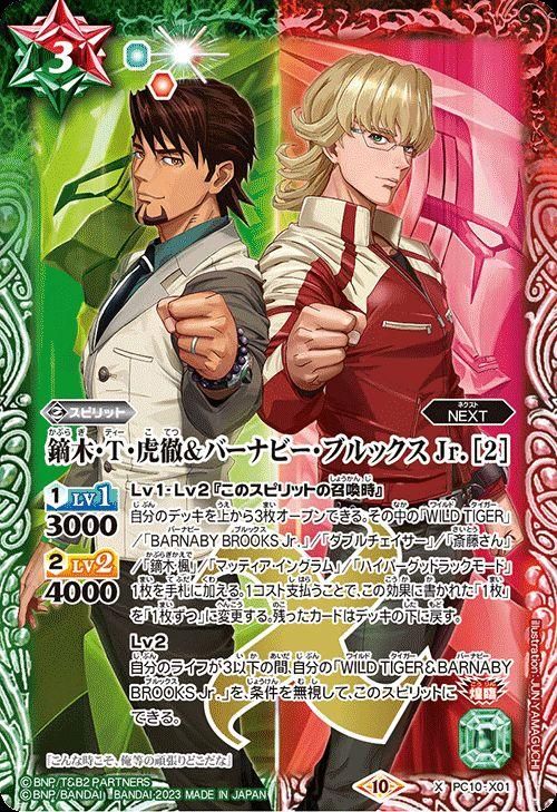 TIGER&BUNNY　ポートレートセット(鏑木T虎徹＆バーナビー・ブルックス) TIGER & BUNNY 鏑木・T・虎徹&バーナビー・ブルックス Jr.×ぴあ