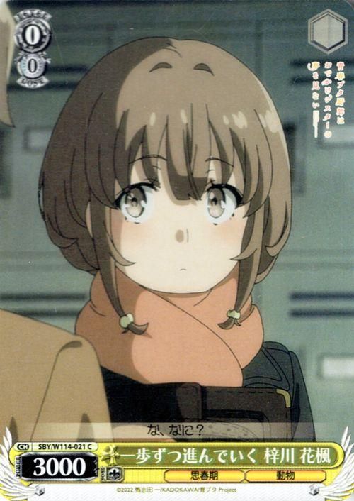 一歩ずつ進んでいく 梓川 花楓（C）｜ヴァイスシュヴァルツカード通販