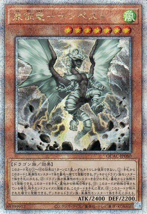 【2024新春福袋】 遊戯王 嵐征竜－テンペスト【25th シークレットレア】 QUARTER 遊戯王OCG デュエルモンスターズ
