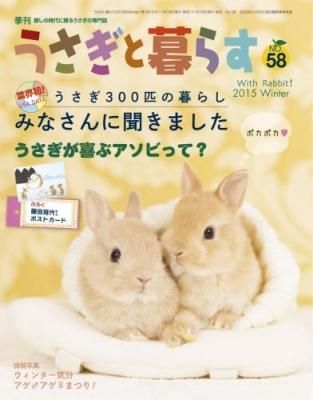 うさぎ　５８袋 うさぎと暮らす 58号 - うさぎ星 - 大阪のうさぎ専門店